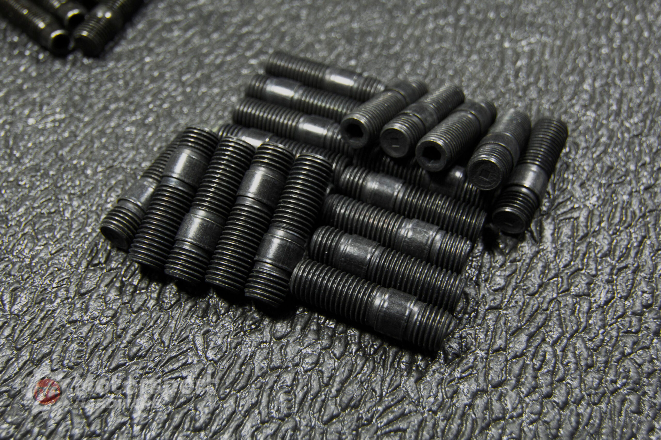 Motorsport Hardware 44mm Black Race Stud Kit 12 x 1.5