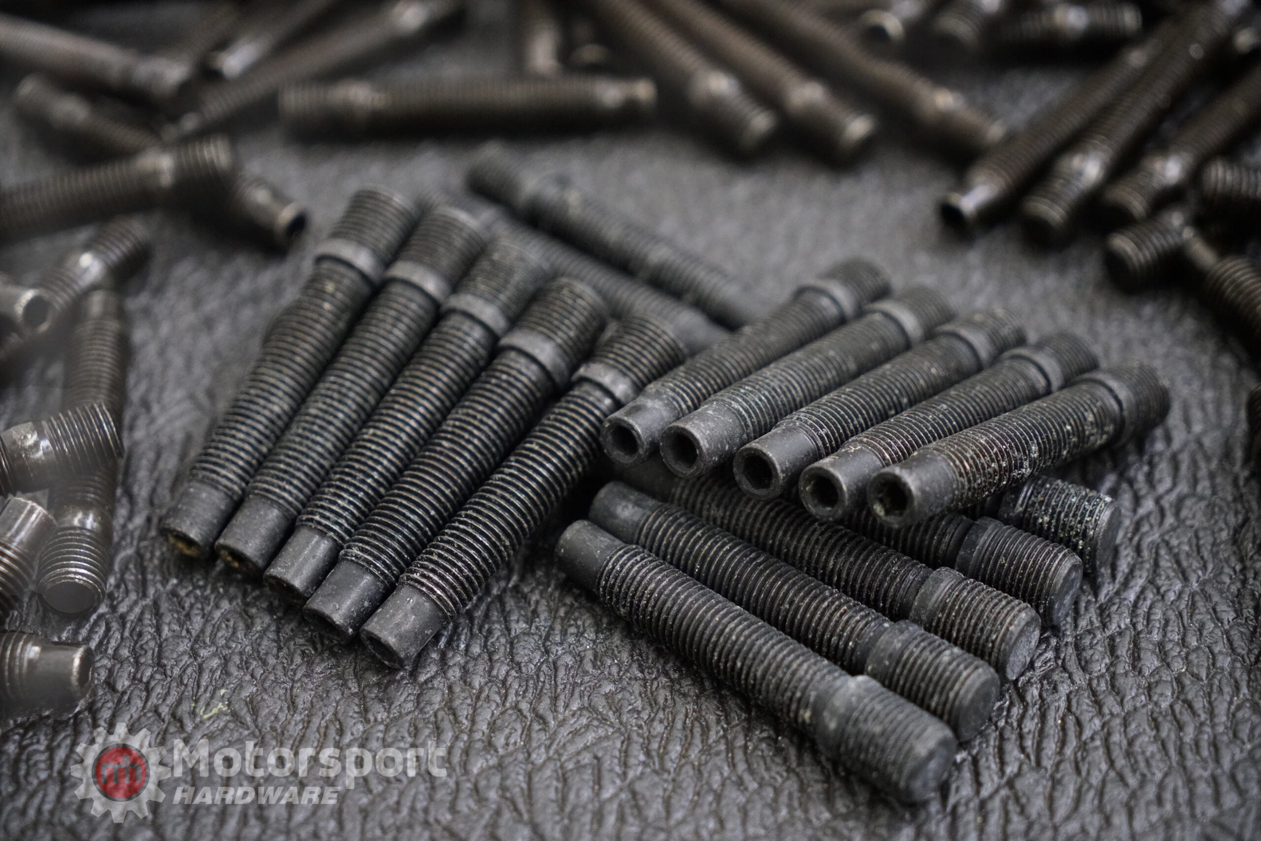 Motorsport Hardware 78mm 14 x 1.25 to 12 x 1.5 Black Bullet Nose Stud Conversion Kit