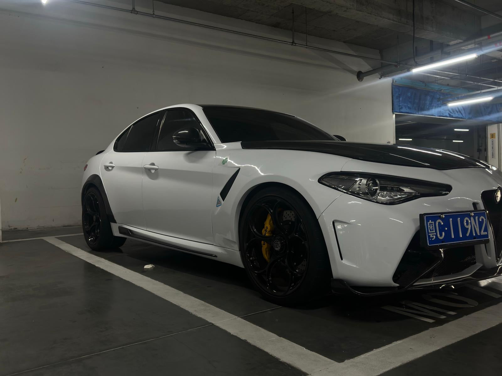 Alfa Romeo Giulia GTAm Carbon Fiber Full Bodykit Conversion