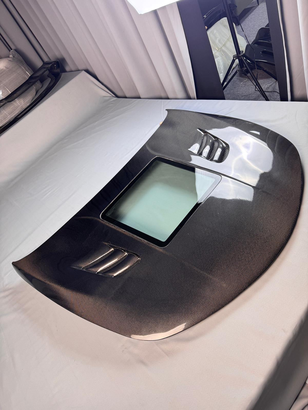 Alfa Romeo Stelvio Show Style Carbon Fiber Hood