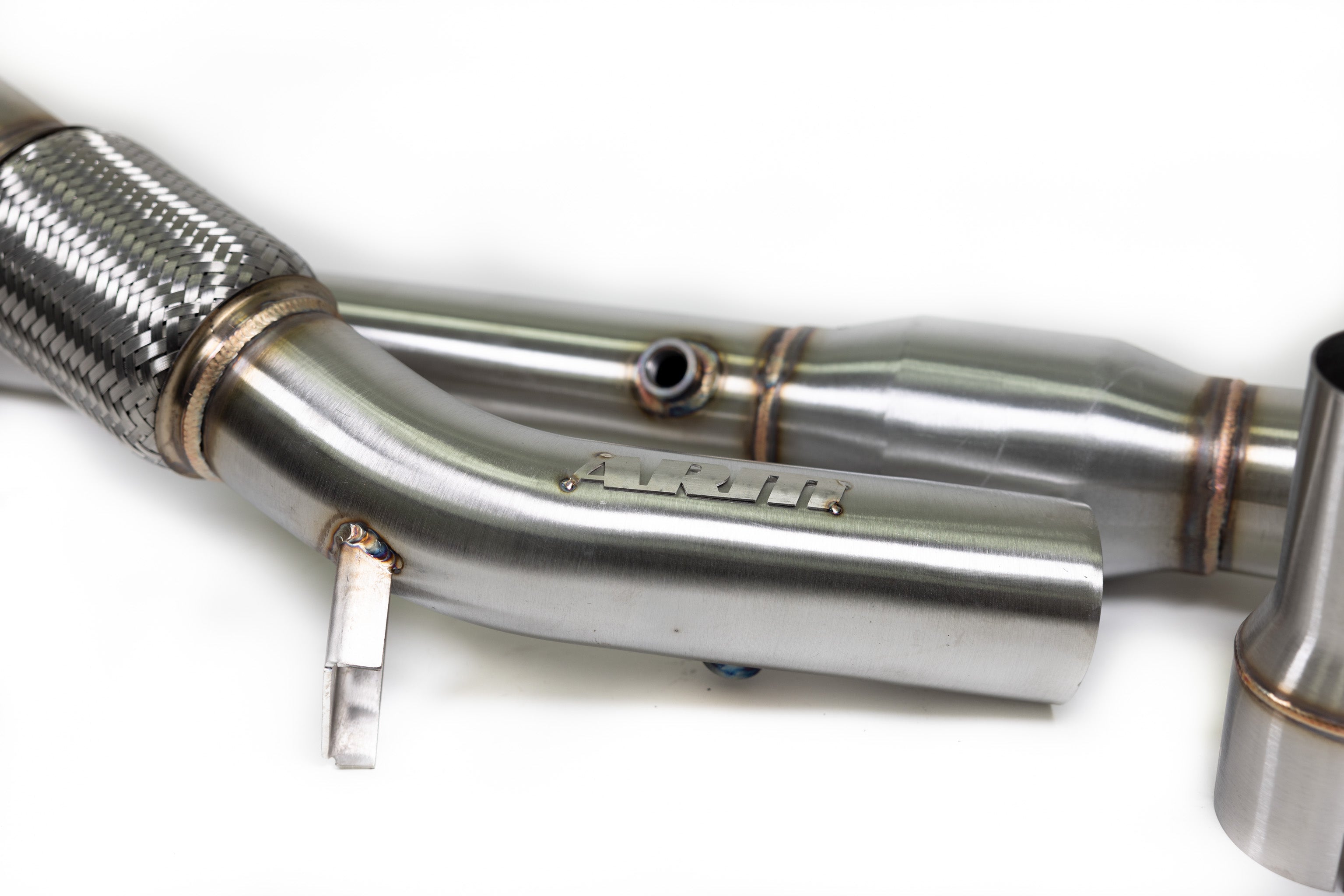 ARM MK6/6.5 JETTA GLI 3" CATTED DOWNPIPE - V-BAND