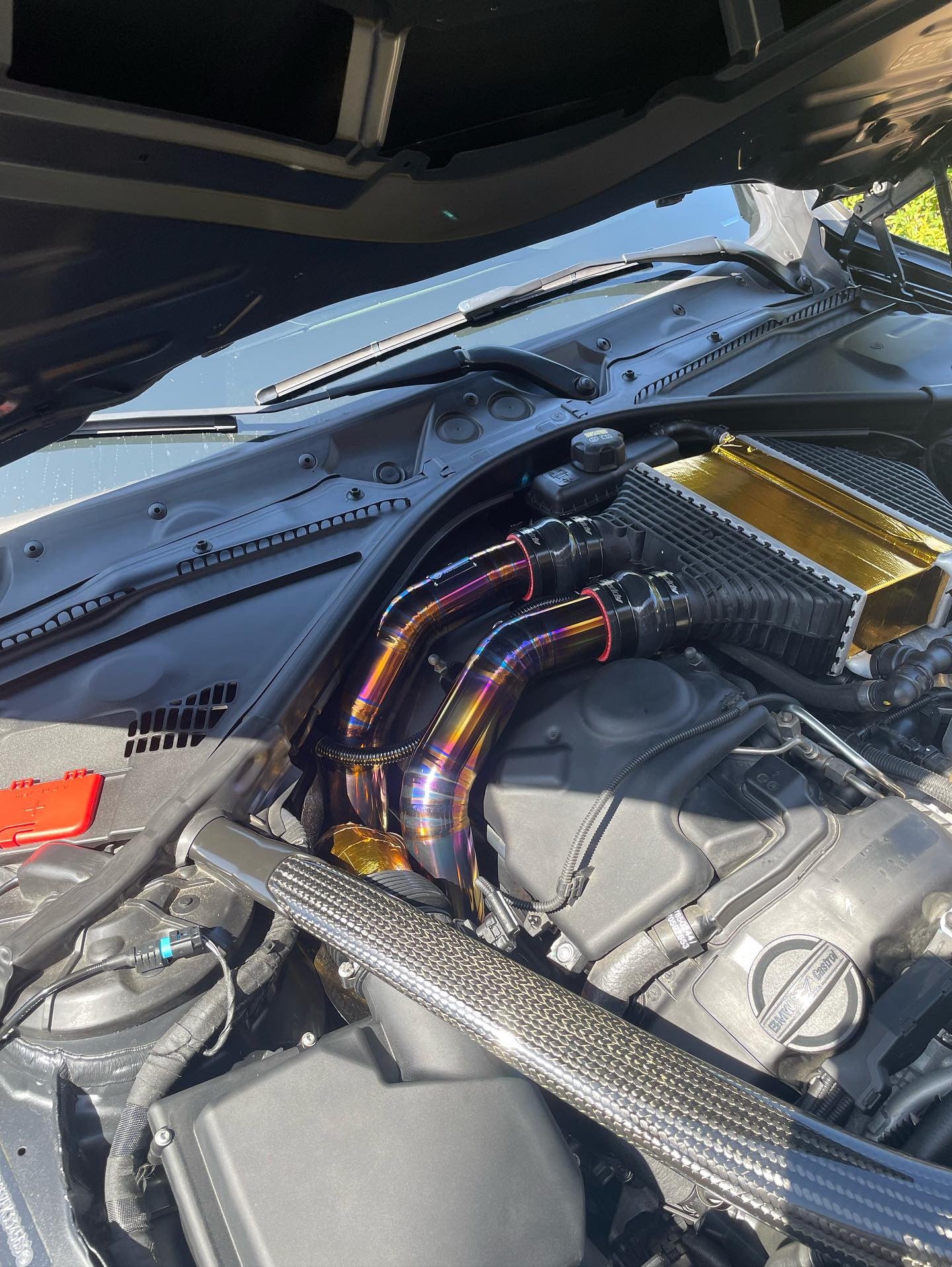 BMW S55 Titanium Charge pipes & J Pipe - F80 M3 / F82/83 M4 / F87 M2