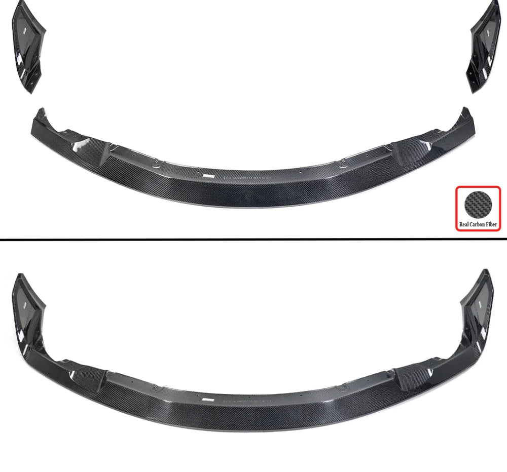 MK5 Supra JHP Style Carbon Fiber 3PC Front Lip - A90 / A91