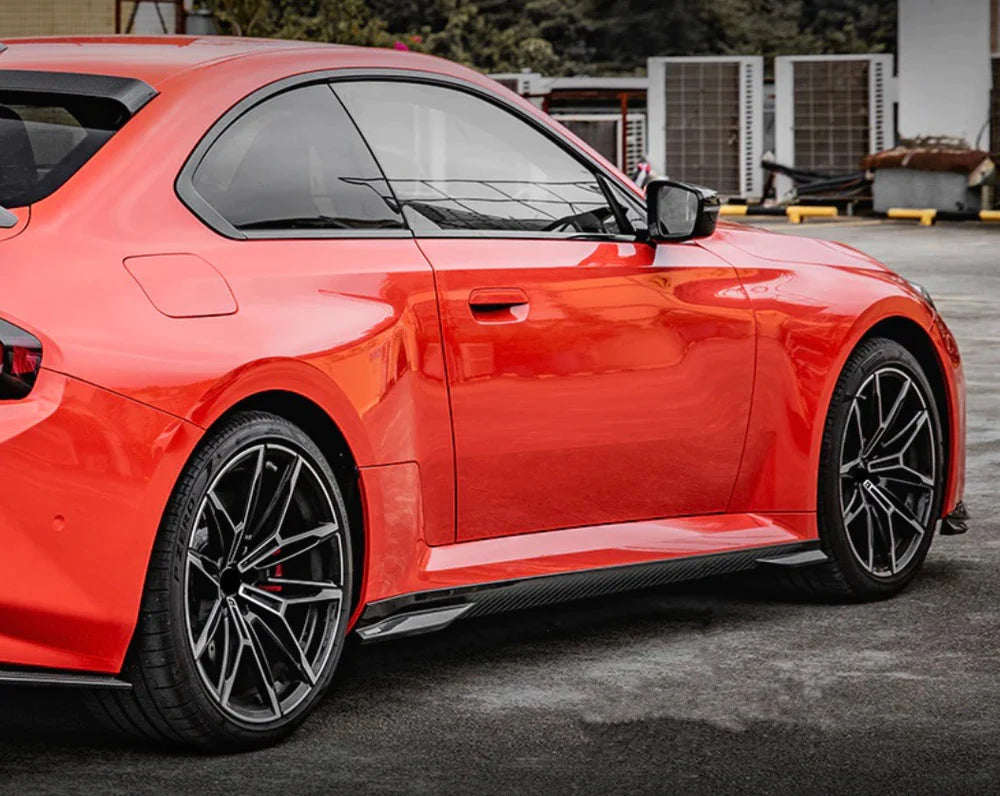 BMW S Style Carbon Fiber Side Skirts - G87 M2