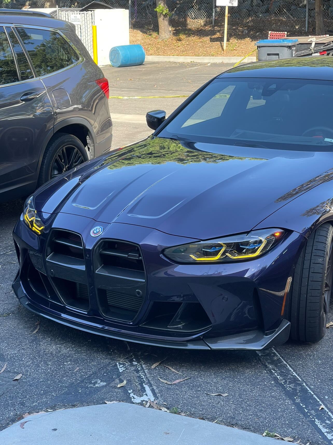 BMW CSL Style Carbon Fiber Front Lip - G80 M3 / G82/83 M4