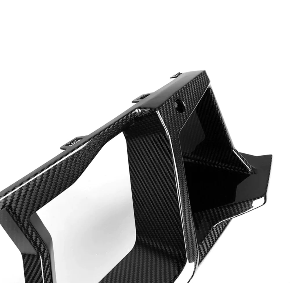BMW S Style Lower Front Bumper Carbon Fiber Grill - G87 M2