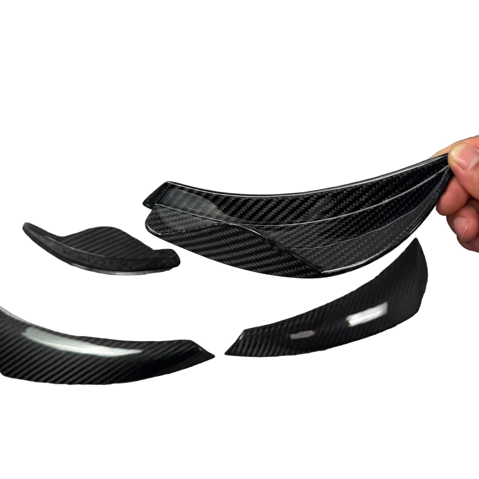 Alfa Romeo Giulia Quadrifoglio Luna Rossa Style Carbon Fiber Front Canards
