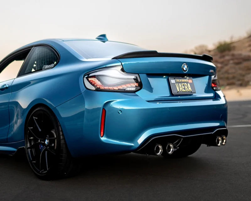BMW A Style Carbon Fiber Rear Diffuser - F87 M2