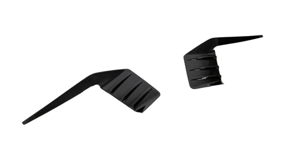 BMW MP Style Carbon Fiber Rear Bumper Fins - G87 M2