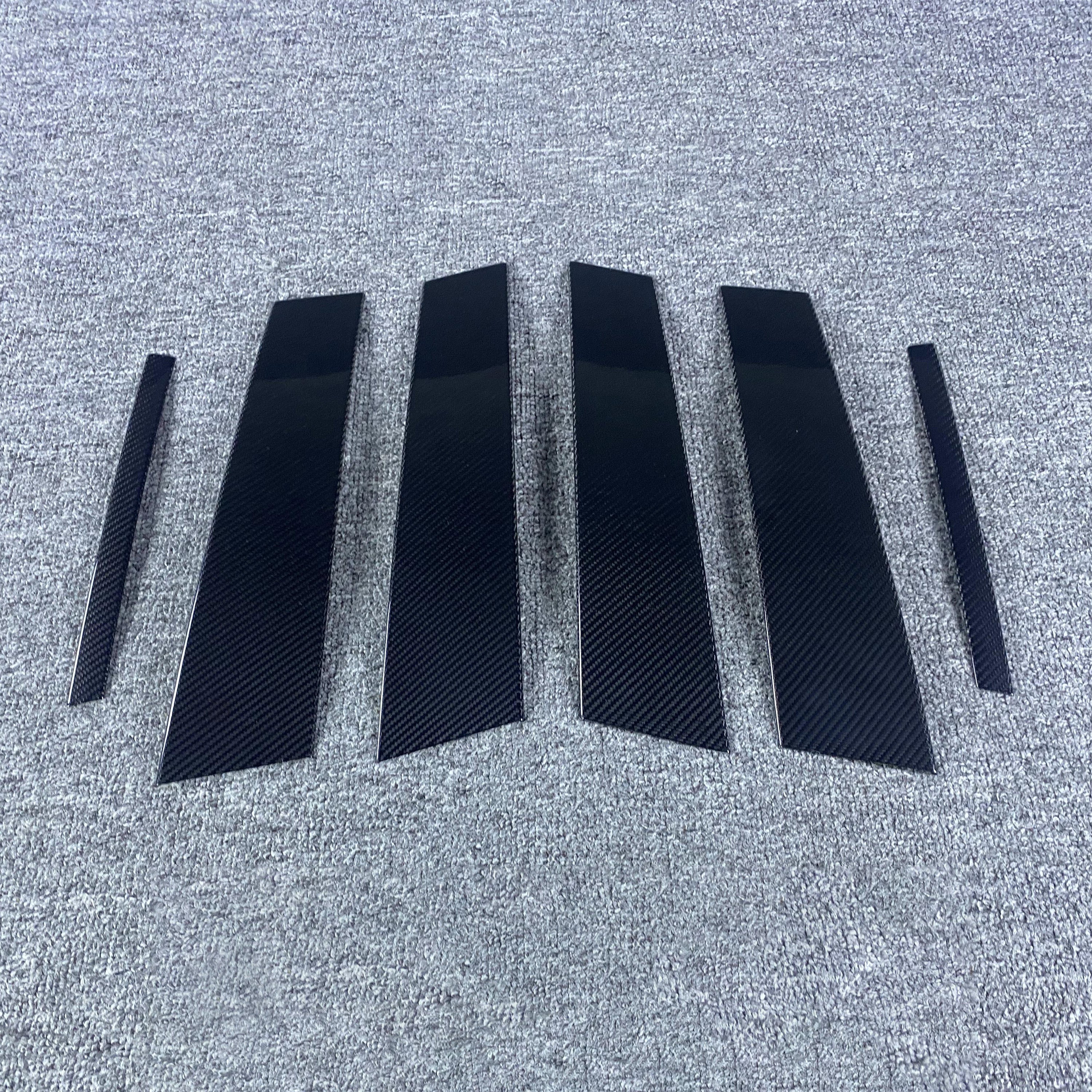 Alfa Romeo Giulia Carbon Fiber Pillar Set 6pcs