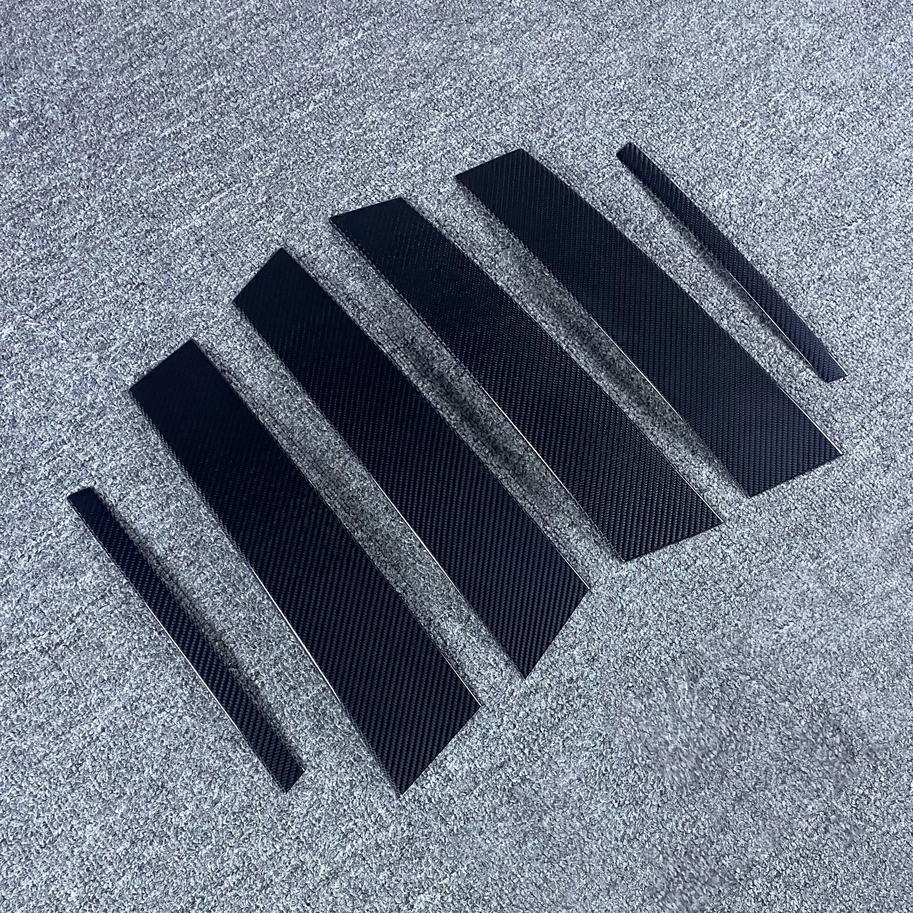 Alfa Romeo Giulia Carbon Fiber Pillar Set 6pcs