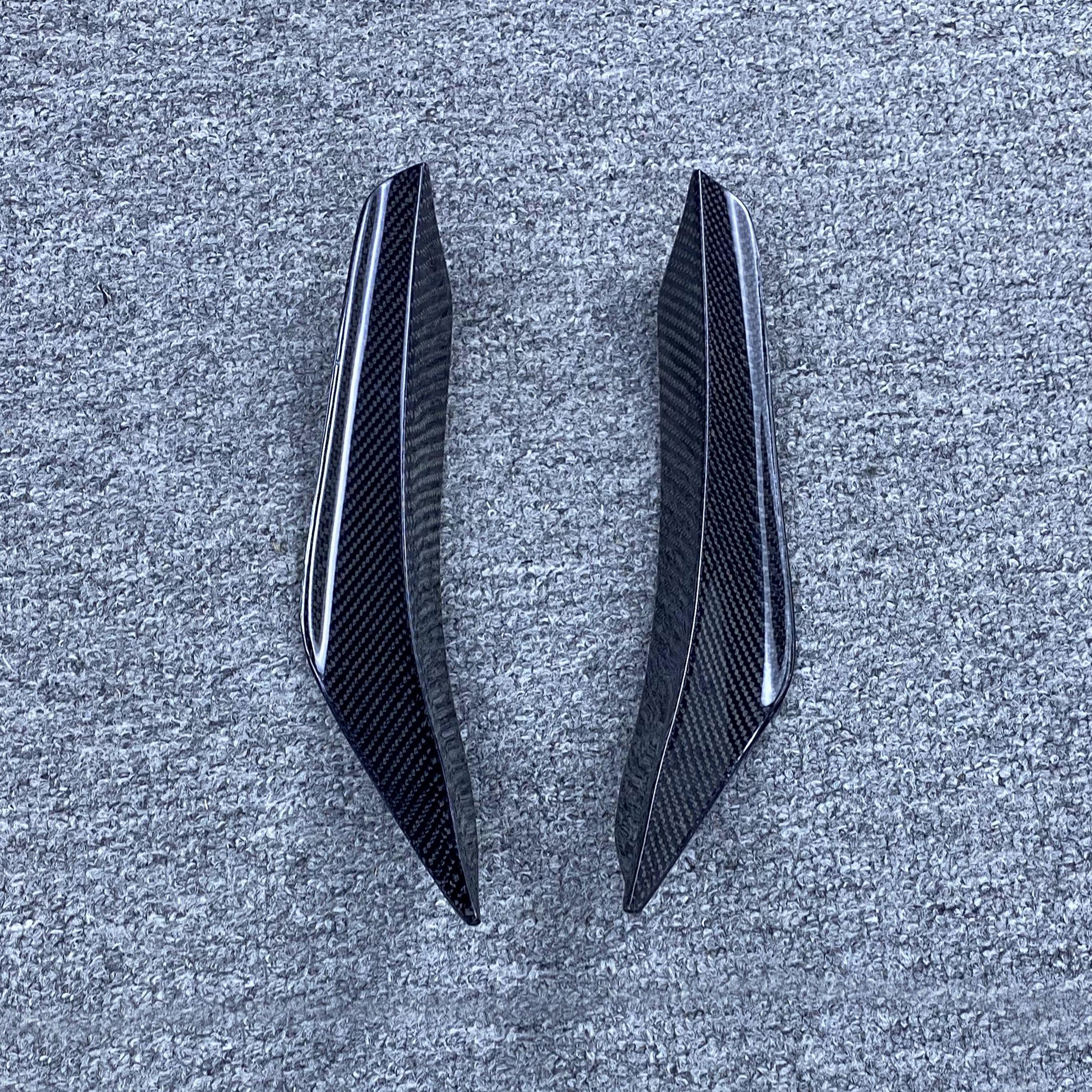 Alfa Romeo Giulia Base Model Carbon Fiber Bumper Canards