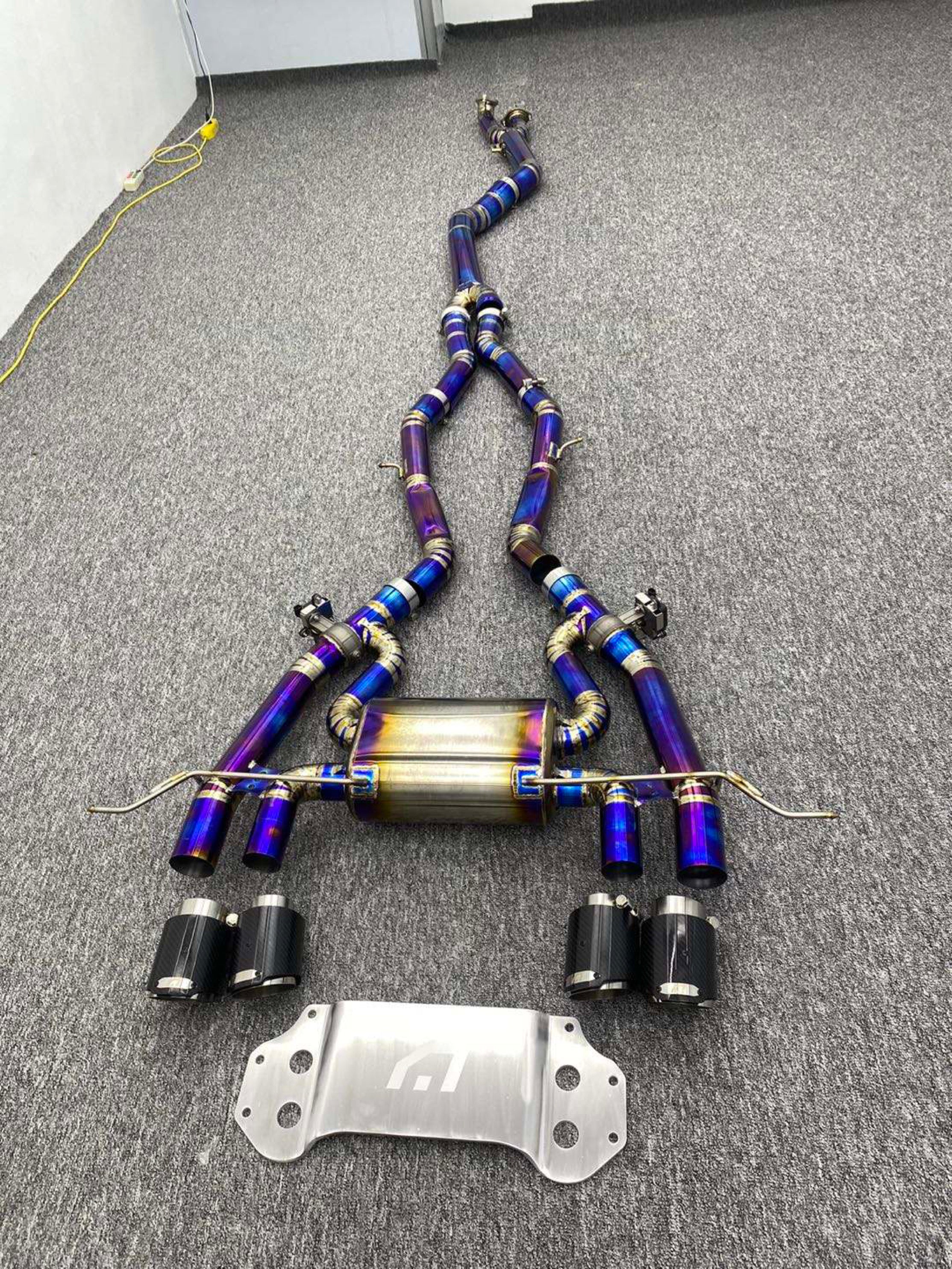 BMW Agency Performance Valved Titanium Cat-back Exhaust - G80 M3 / G82/83 M4