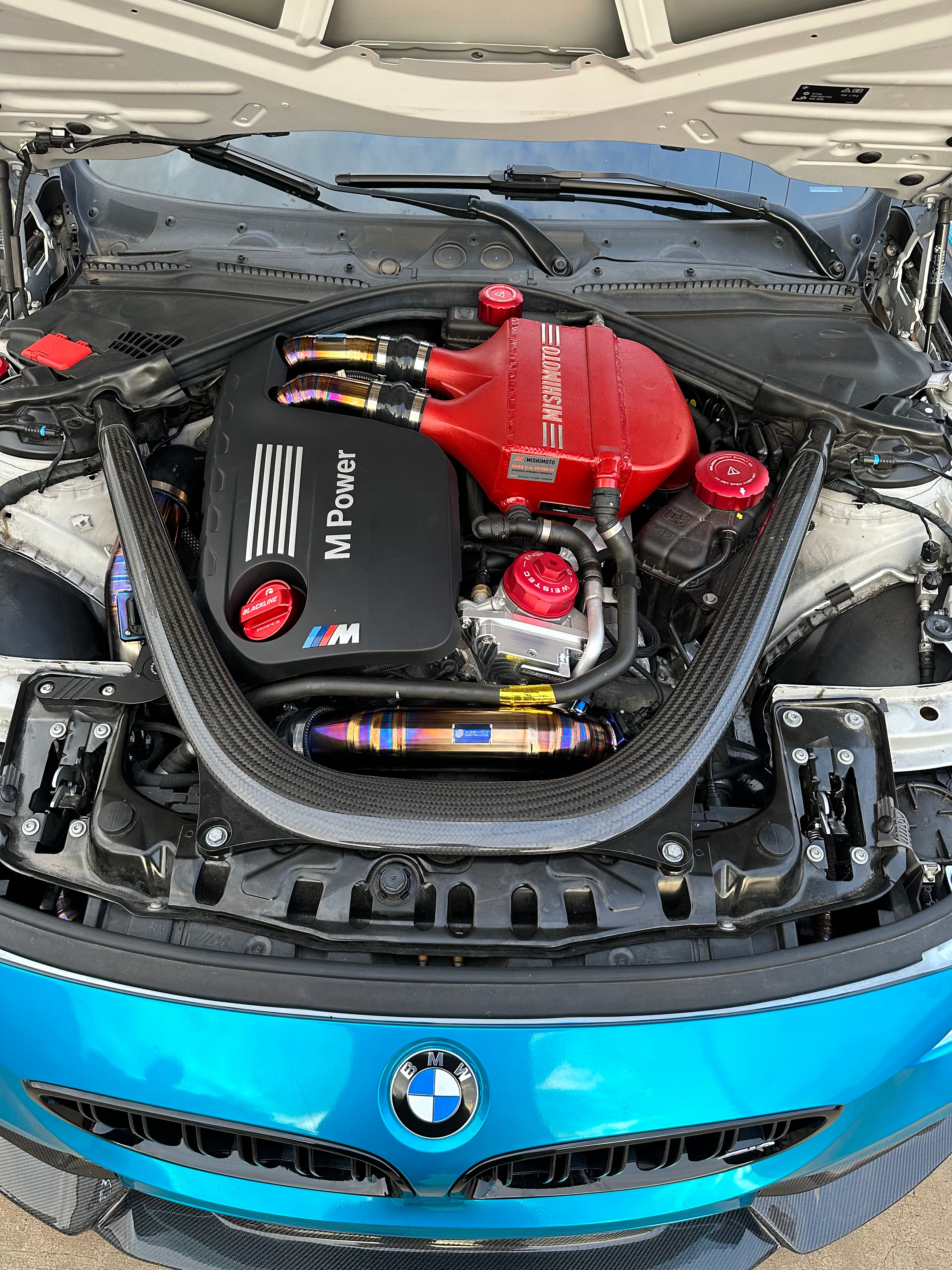 BMW S55 Titanium Charge pipes & J Pipe - F80 M3 / F82/83 M4 / F87 M2