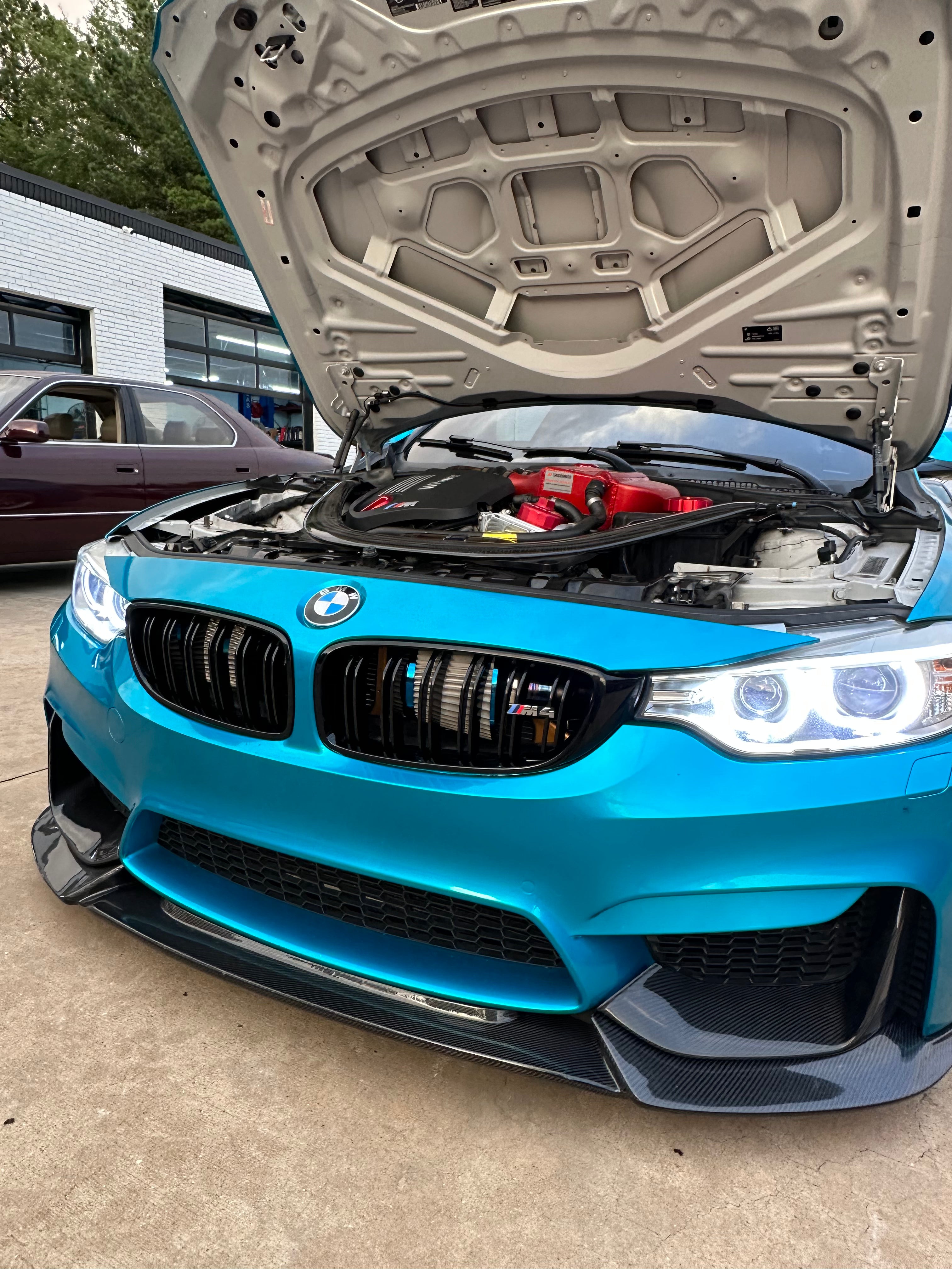 BMW S55 Titanium Front Mount Intakes - F80 M3 / F82/83 M4