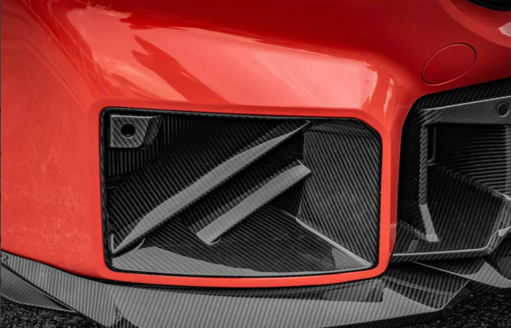 BMW V3 Carbon Fiber Front Bumper Air Inlets - G87 M2