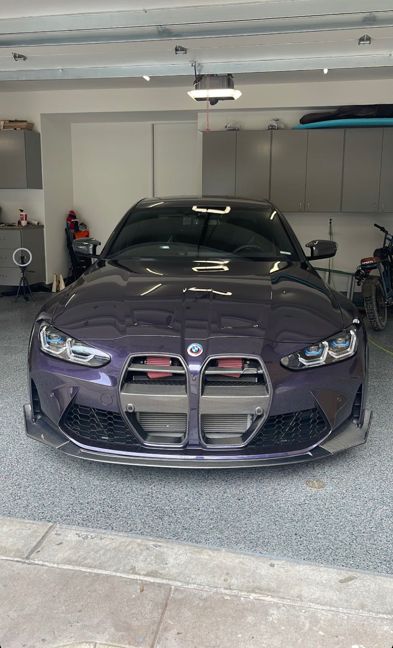 BMW CSL Style Carbon Fiber Front Lip - G80 M3 / G82/83 M4