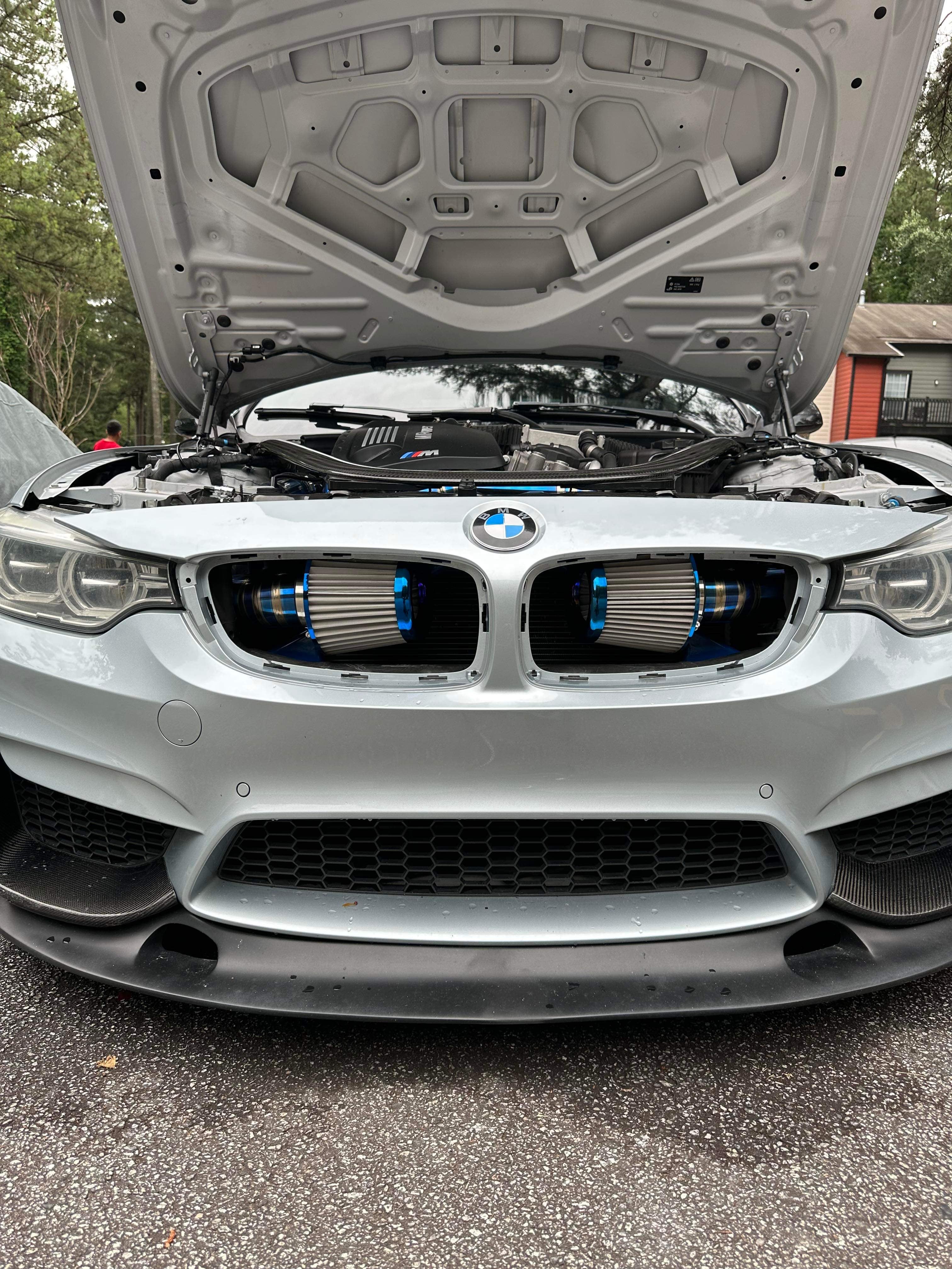 BMW S55 Titanium Front Mount Intakes - F80 M3 / F82/83 M4