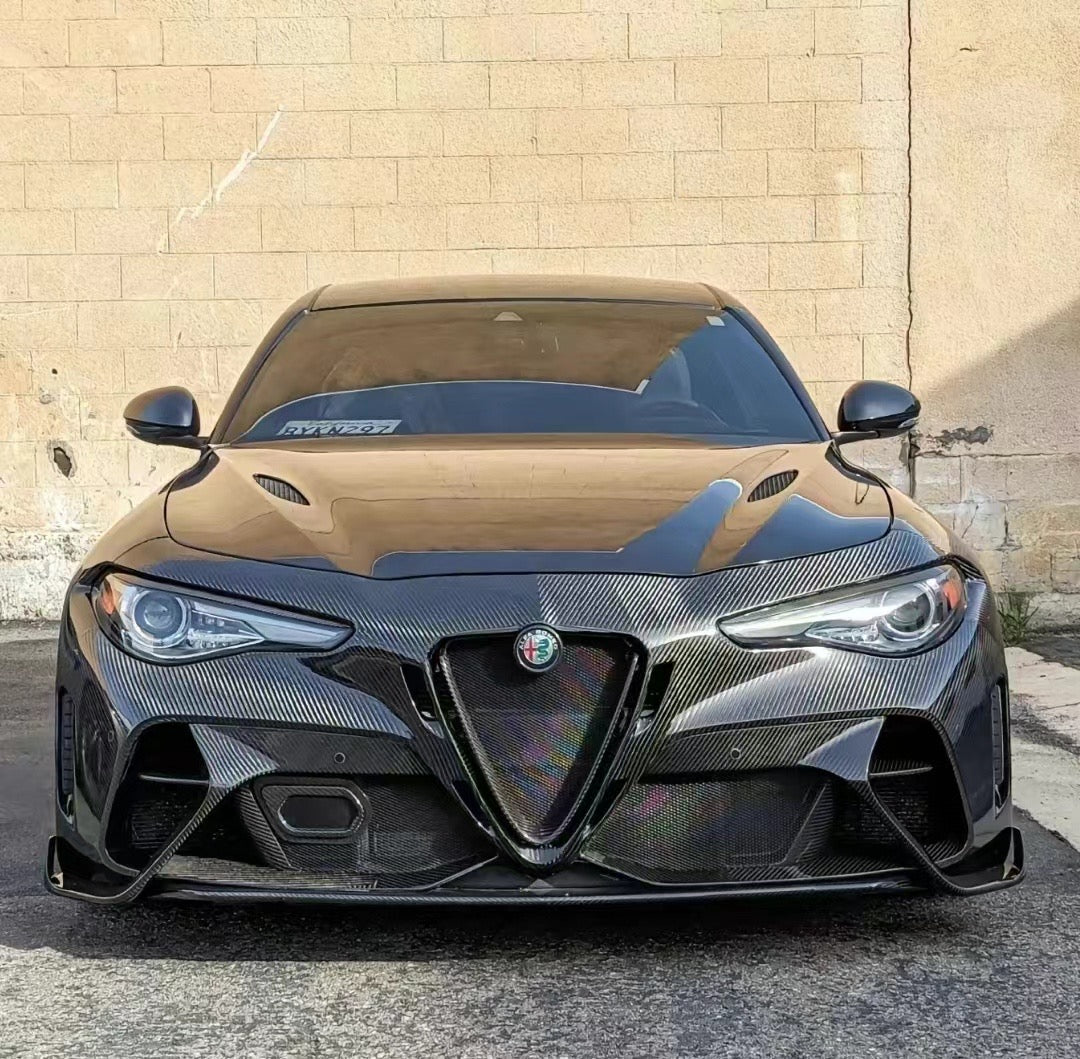 Alfa Romeo Giulia GTAm Carbon Fiber Full Bodykit Conversion