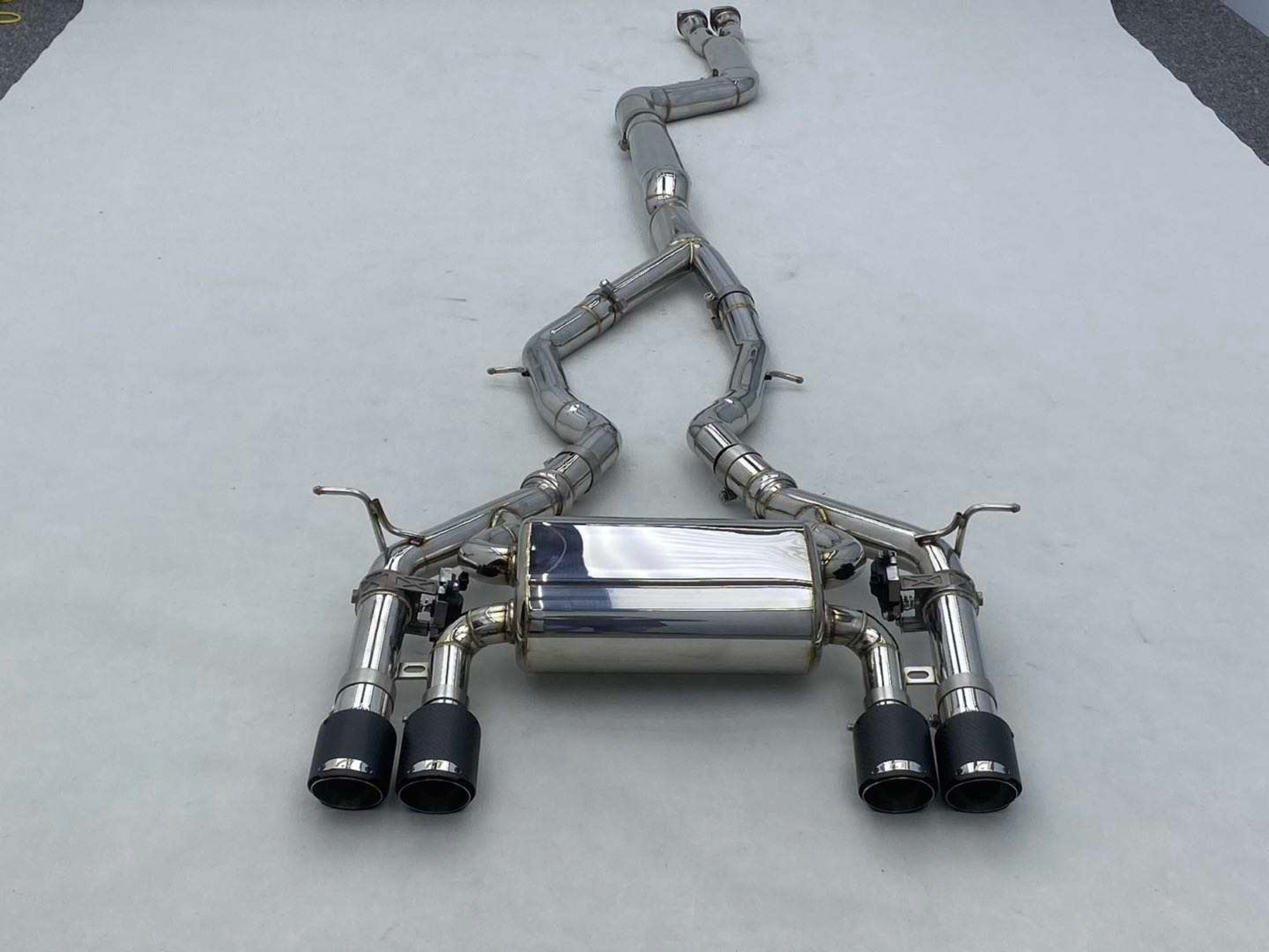BMW Agency Performance Valved Stainless Steel Cat-back Exhaust - F80 M3 / F82/83 M4