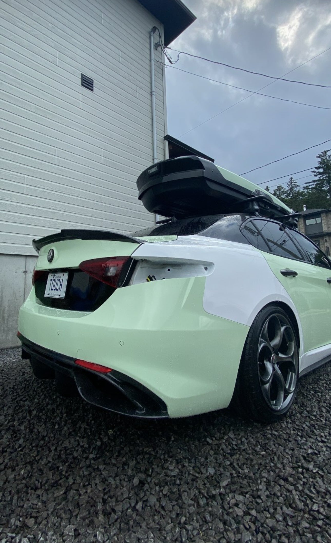Alfa Romeo Giulia Sport QV Style Carbon Fiber Diffuser (Under-tray)