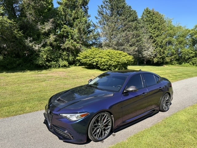 Alfa Romeo Giulia Aggressive Style Carbon Fiber Side skirts