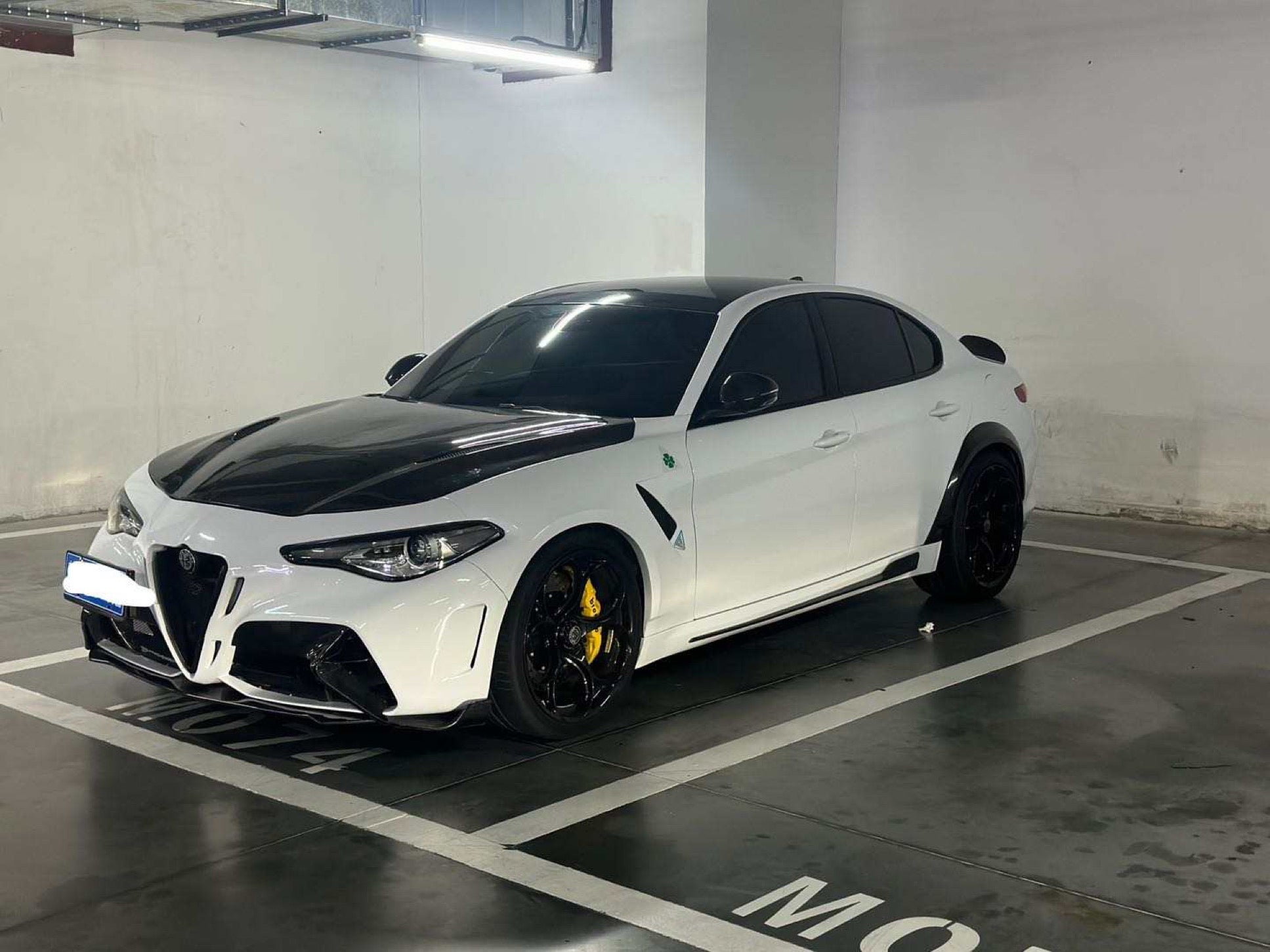 Alfa Romeo Giulia GTAm Carbon Fiber Full Bodykit Conversion