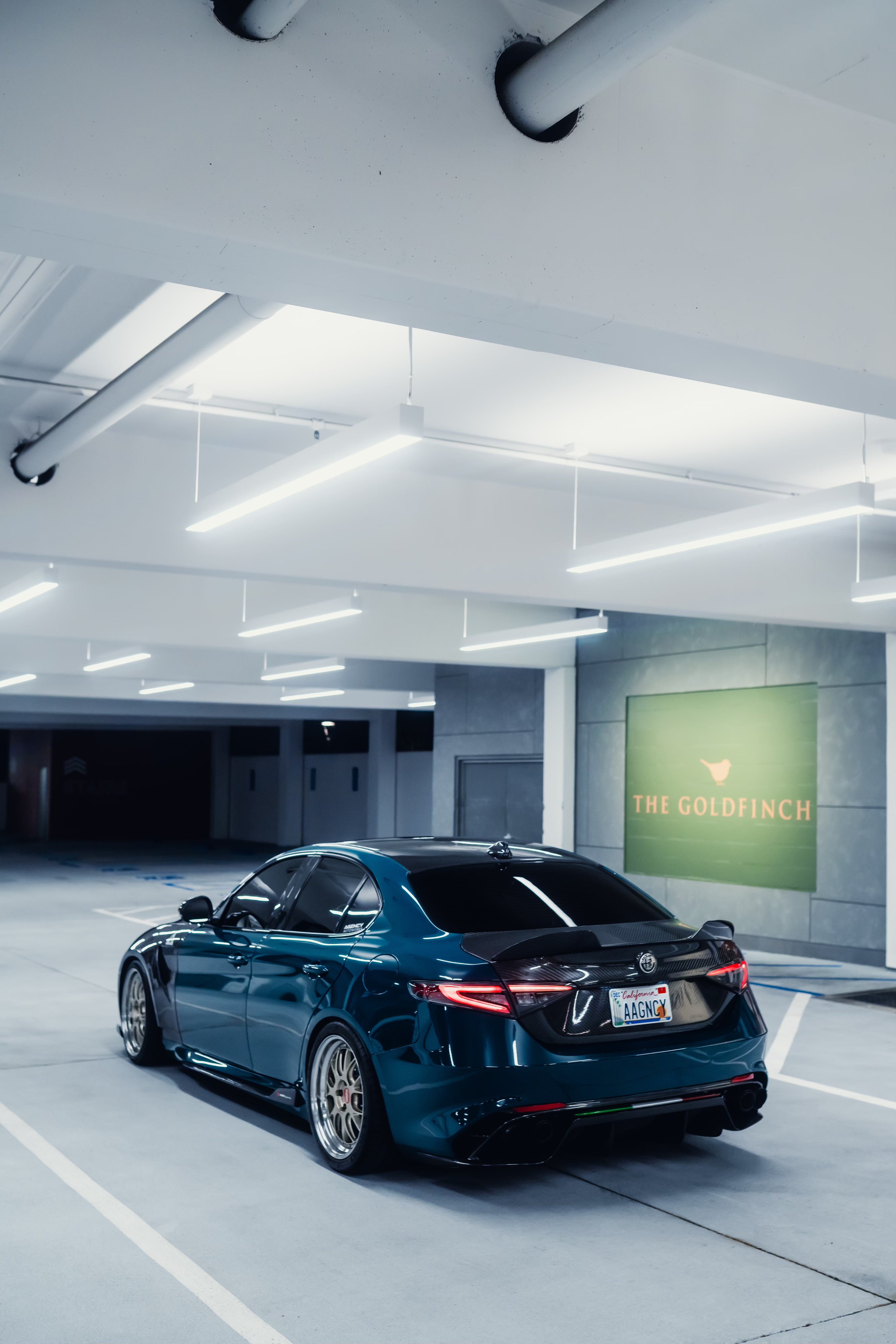 Alfa Romeo Giulia Quadrifoglio Carbon Fiber Diffuser