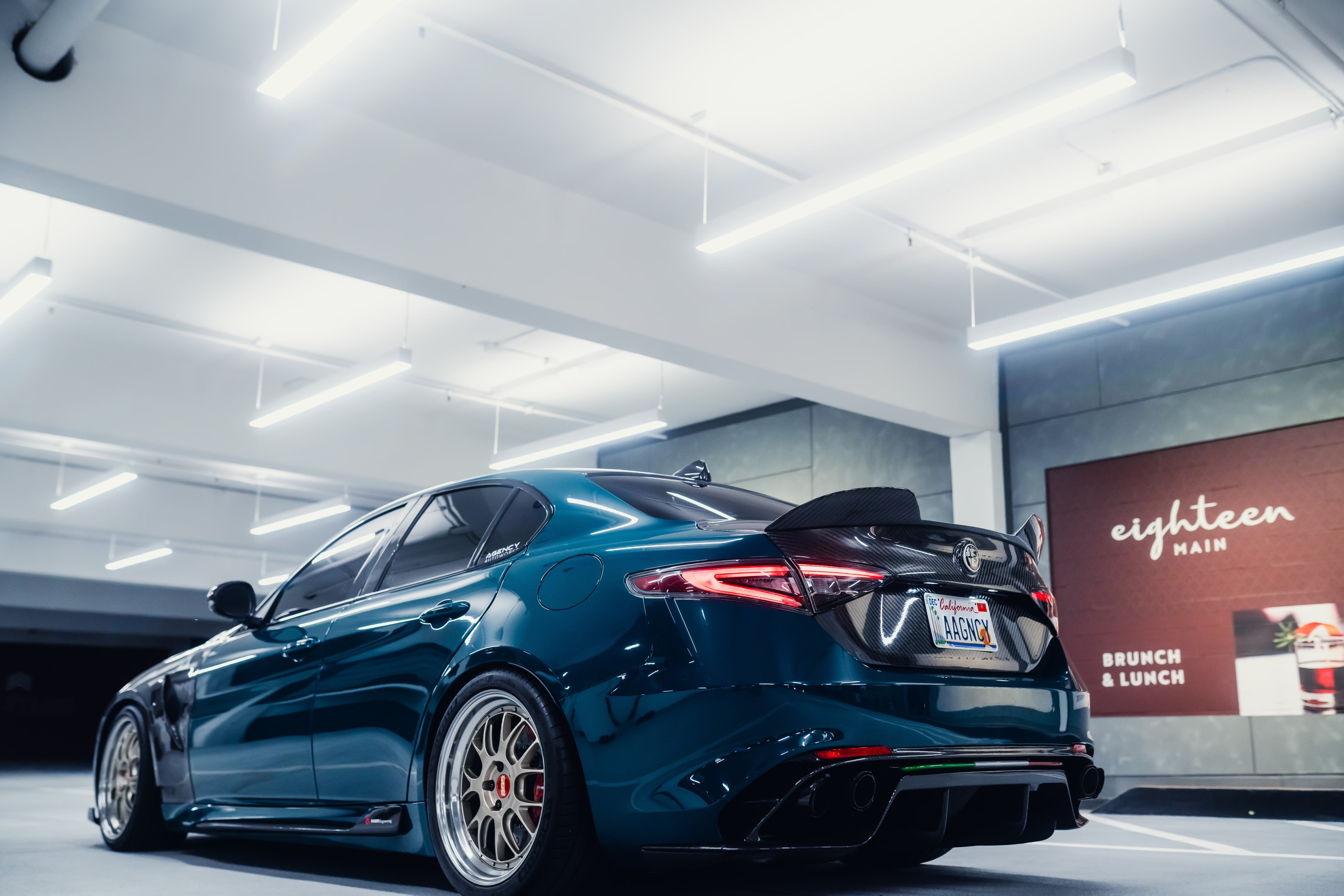 Alfa Romeo Giulia Quadrifoglio Carbon Fiber Diffuser