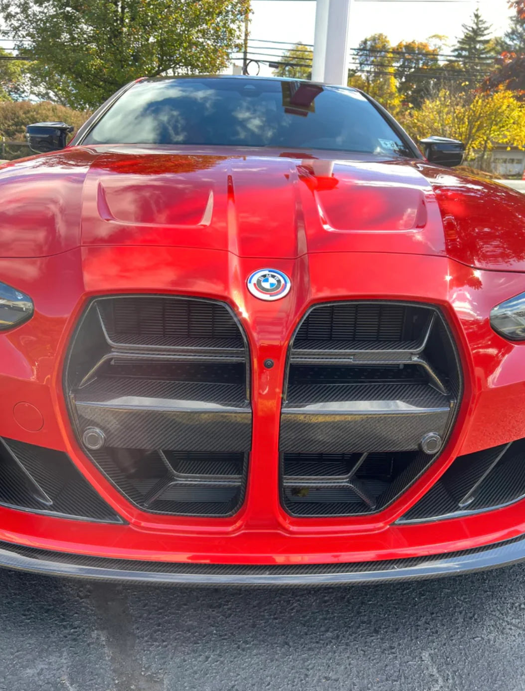 BMW CSL Style Carbon Fiber Front Grill - G80 M3 / G82/83 M4
