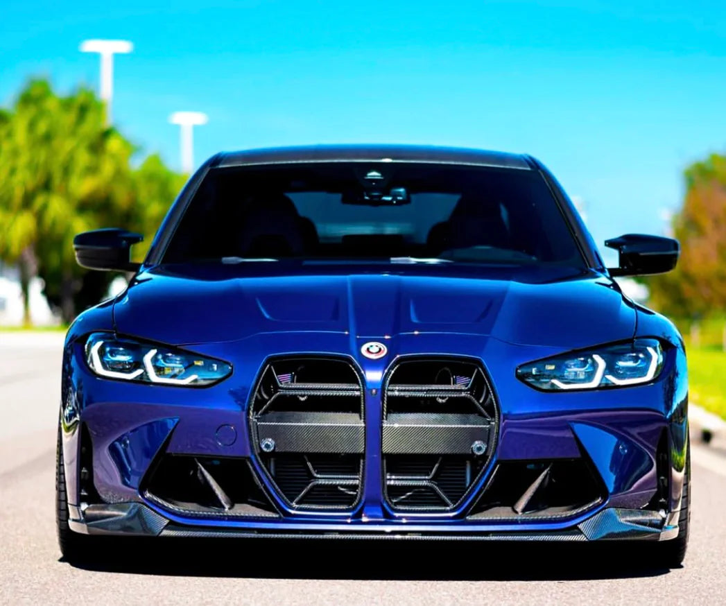 BMW CSL Style Carbon Fiber Front Grill - G80 M3 / G82/83 M4