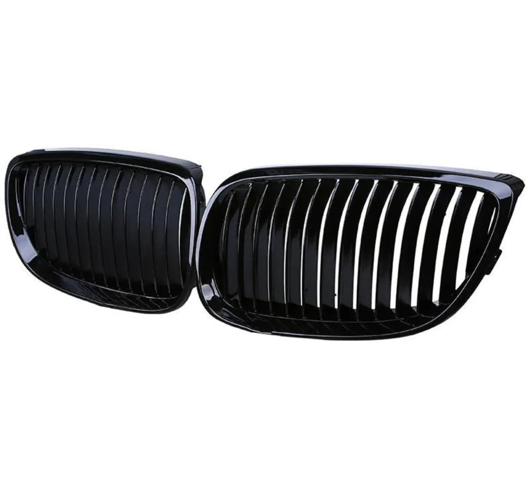 BMW E9X Gloss Black Single Slat Kidney Grill - M3 / 3-Series