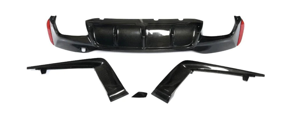 BMW 3D Style Carbon Fiber Rear Diffuser - F90 M5