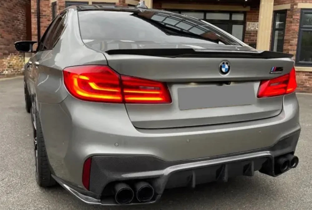 BMW 3D Style Carbon Fiber Rear Diffuser - F90 M5
