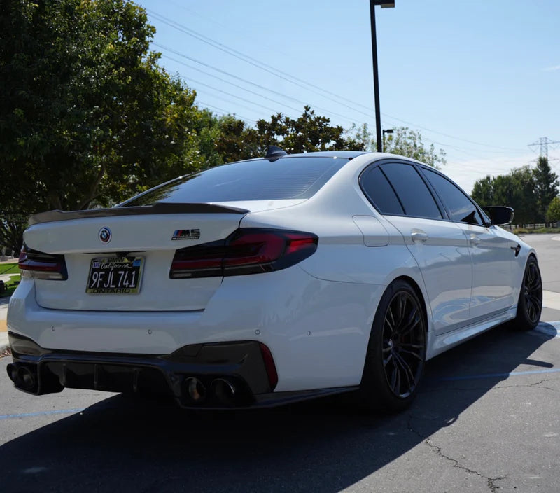 BMW 3D Style Carbon Fiber Rear Diffuser - F90 M5