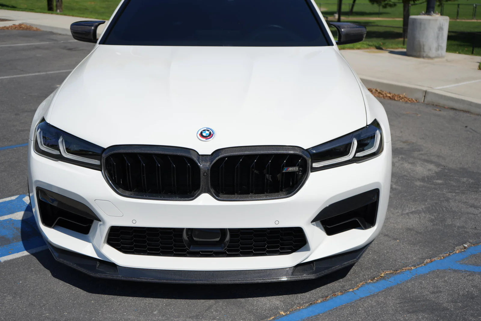 BMW Carbon Fiber Kidney Grill Replacement - F90 M5 / G30 5-Series
