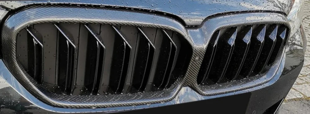 BMW Carbon Fiber Kidney Grill Replacement - F90 M5 / G30 5-Series