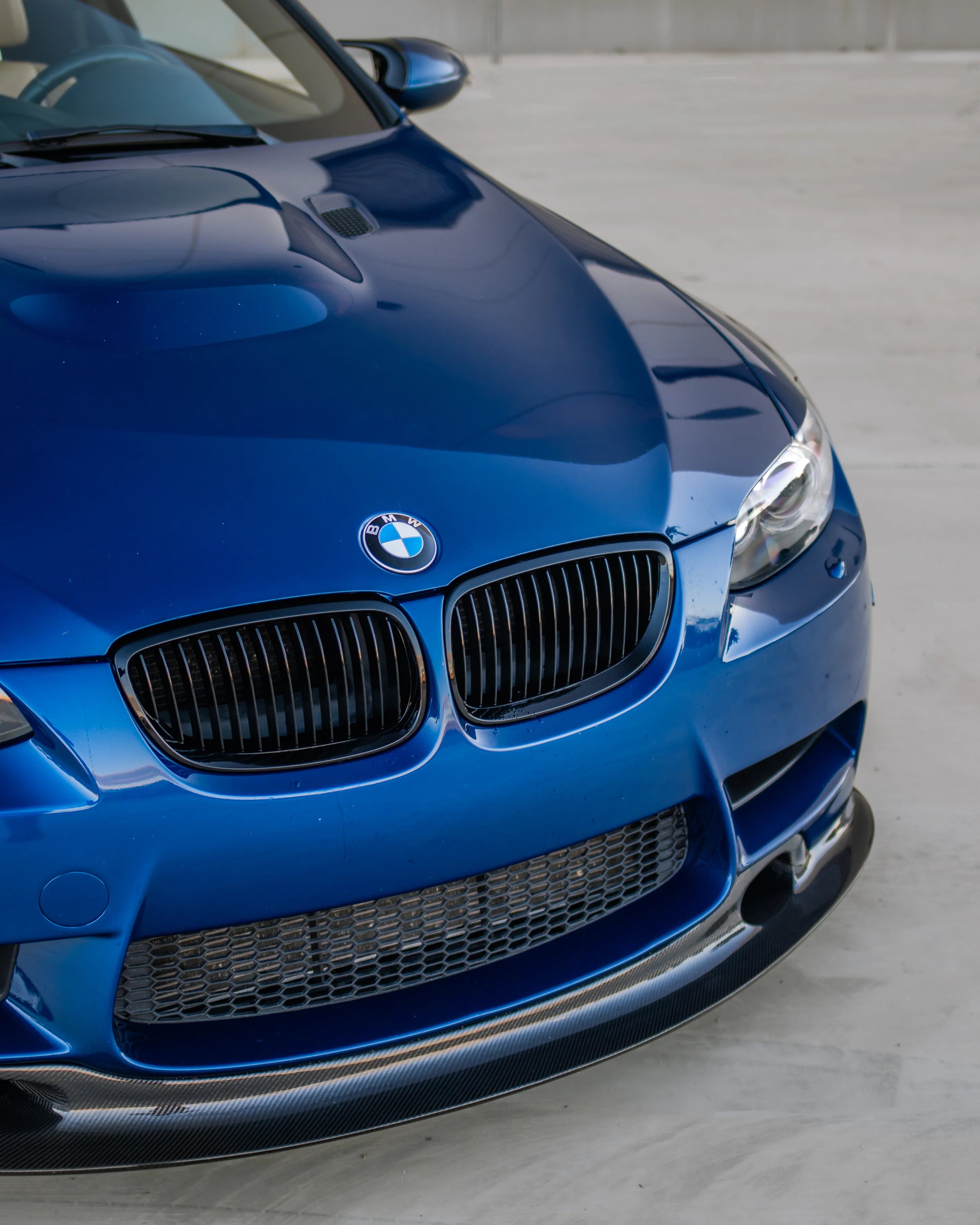 BMW GT4 V2 Style Carbon Fiber Front Lip - E90 M3 / E92/93 M3