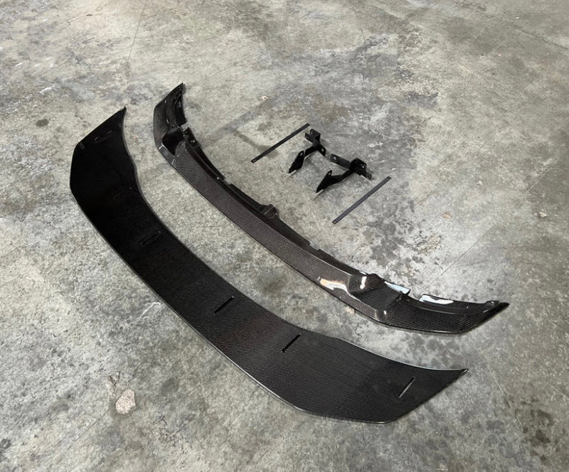 BMW Adjustable GTS Style Carbon Fiber Front Lip - F80 M3 / F82/83 M4