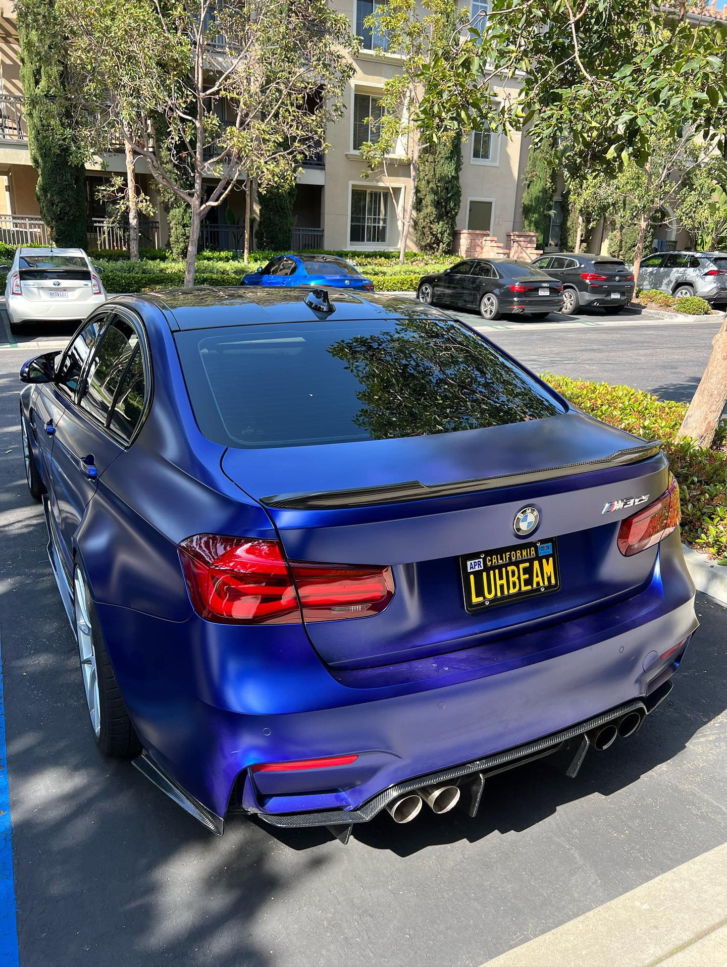 BMW PSM Style 4PC Carbon Fiber Diffuser - F80 M3 / F82/83 M4