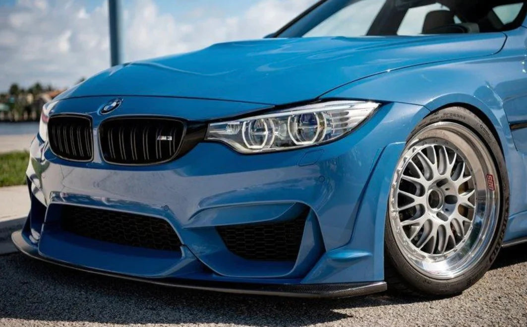 BMW Laptorr Style Carbon Fiber / FRP Front Lip - F80 M3 / F82/83 M4