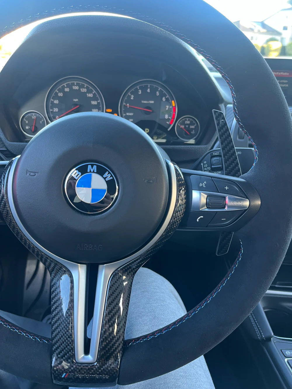BMW Magnetic Carbon Fiber Paddle Shifters - F-Series