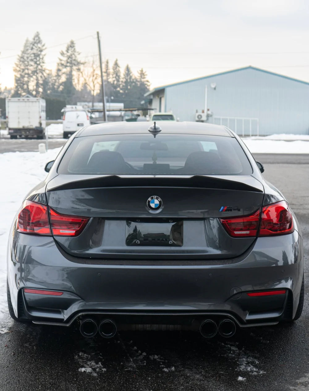 BMW PSM High Kick Style Carbon Fiber Spoiler - F82 M4