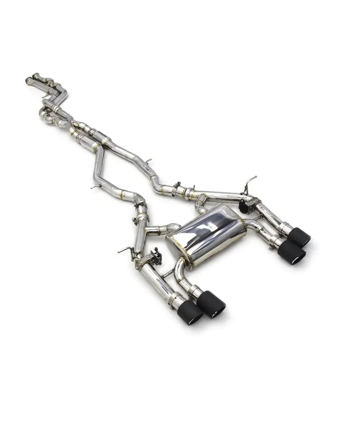 BMW Agency Performance Valved Stainless Steel Cat-back Exhaust - F80 M3 / F82/83 M4