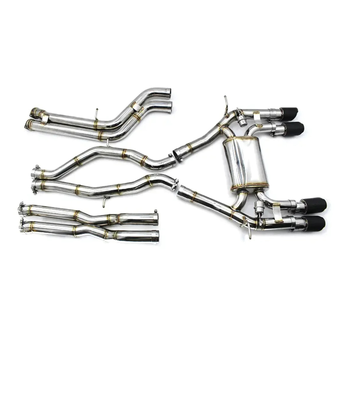 BMW Agency Performance Valved Stainless Steel Cat-back Exhaust - F80 M3 / F82/83 M4