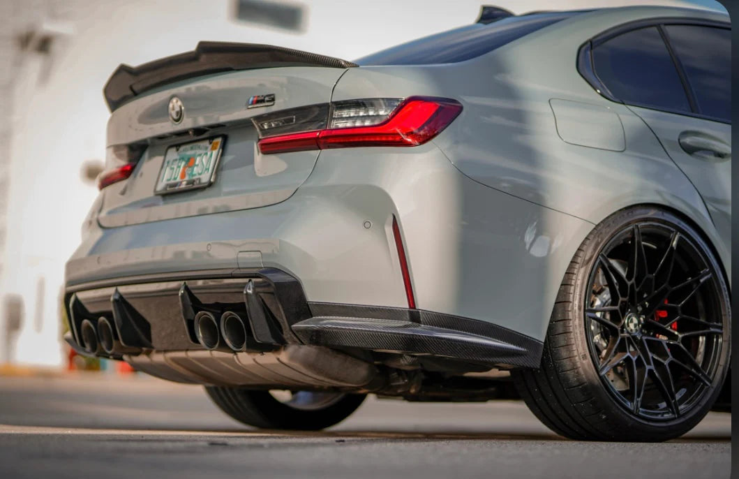 BMW OEM Style Carbon Fiber Rear Splitters - G80 M3 / G82/83 M4