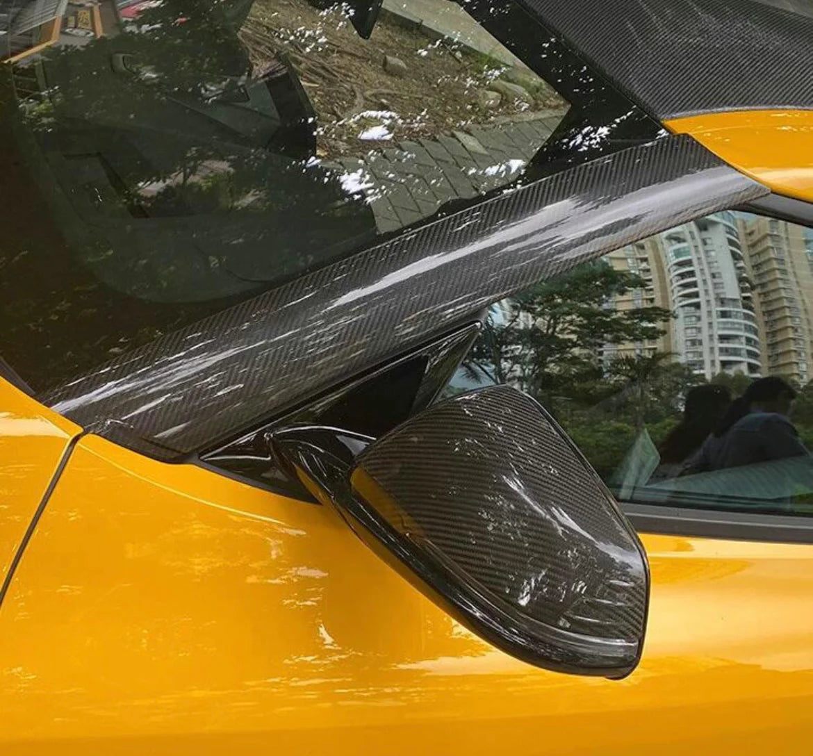 MK5 Supra Carbon Fiber A Pillar Trim - A90/91