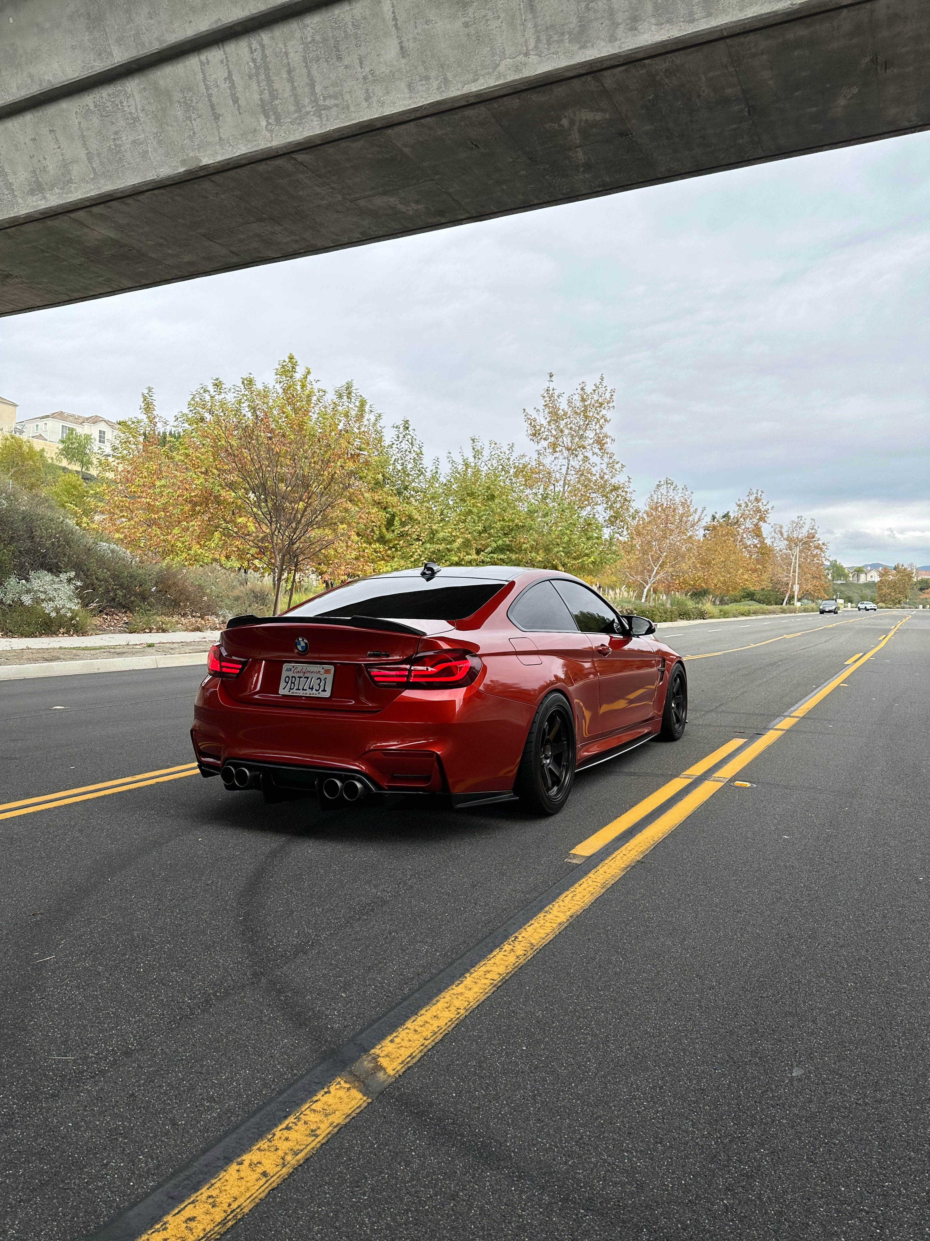 BMW PSM Style 4PC Carbon Fiber Diffuser - F80 M3 / F82/83 M4