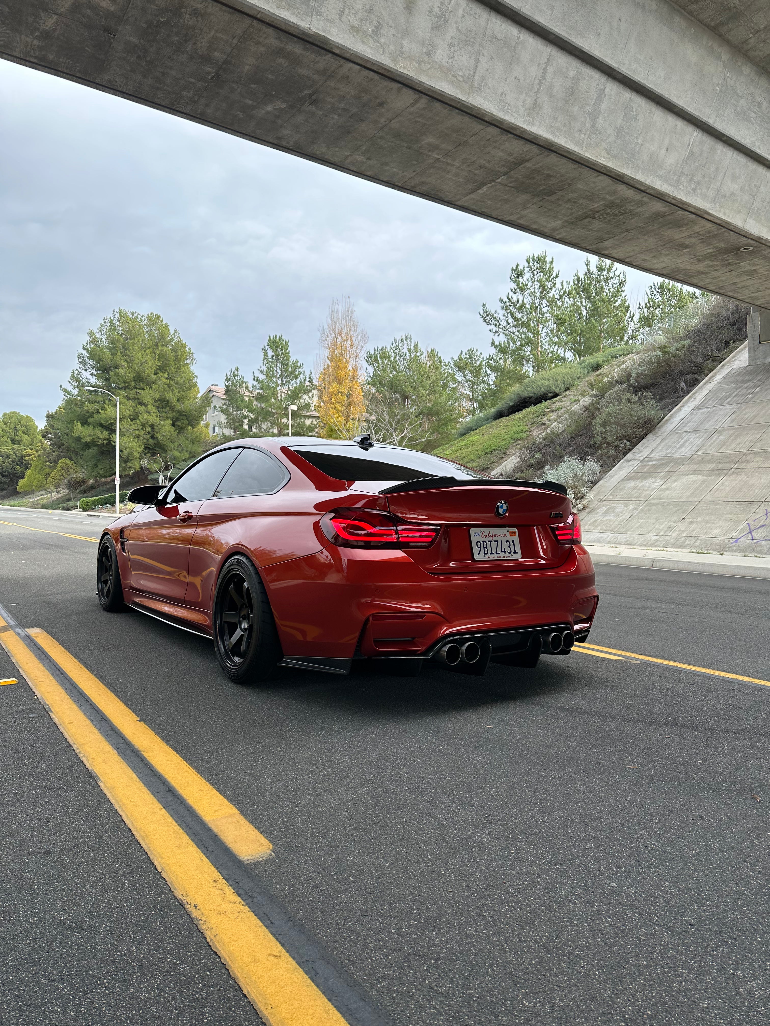 BMW PSM Style 4PC Carbon Fiber Diffuser - F80 M3 / F82/83 M4