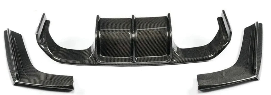 BMW V Style Carbon Fiber 3PC Rear Diffuser - F80 M3 / F82/83 M4